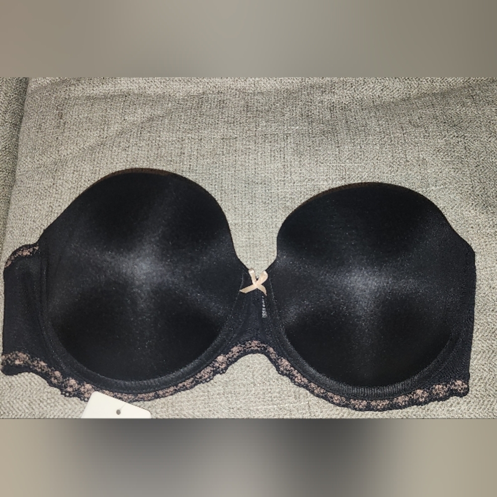 New B.Tempt'd Push Up Underwire Strapless Bra Floral Embroidery 954108 32D